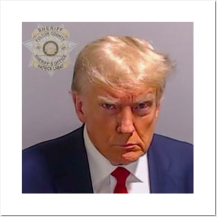 Trump Mugshot Posters and Art